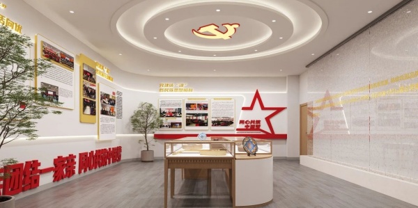 大氣的中華民族共同體意識展廳設(shè)計