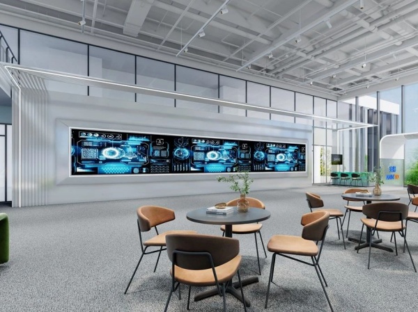 安得智聯(lián)辦公樓中庭展廳設(shè)計 安得智聯(lián)辦公樓中庭展廳設(shè)計