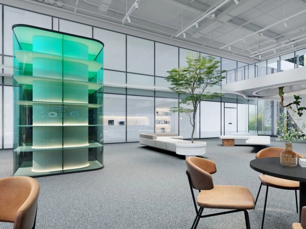 安得智聯(lián)辦公樓中庭展廳設(shè)計 安得智聯(lián)辦公樓中庭展廳設(shè)計