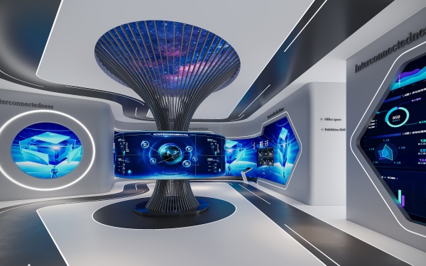 公司展廳裝修公司：沉浸式多媒體解決方案，深圳企業展廳設計公司