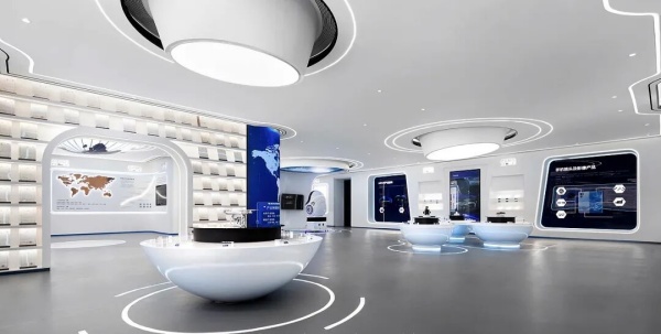 科技感企業展廳設計